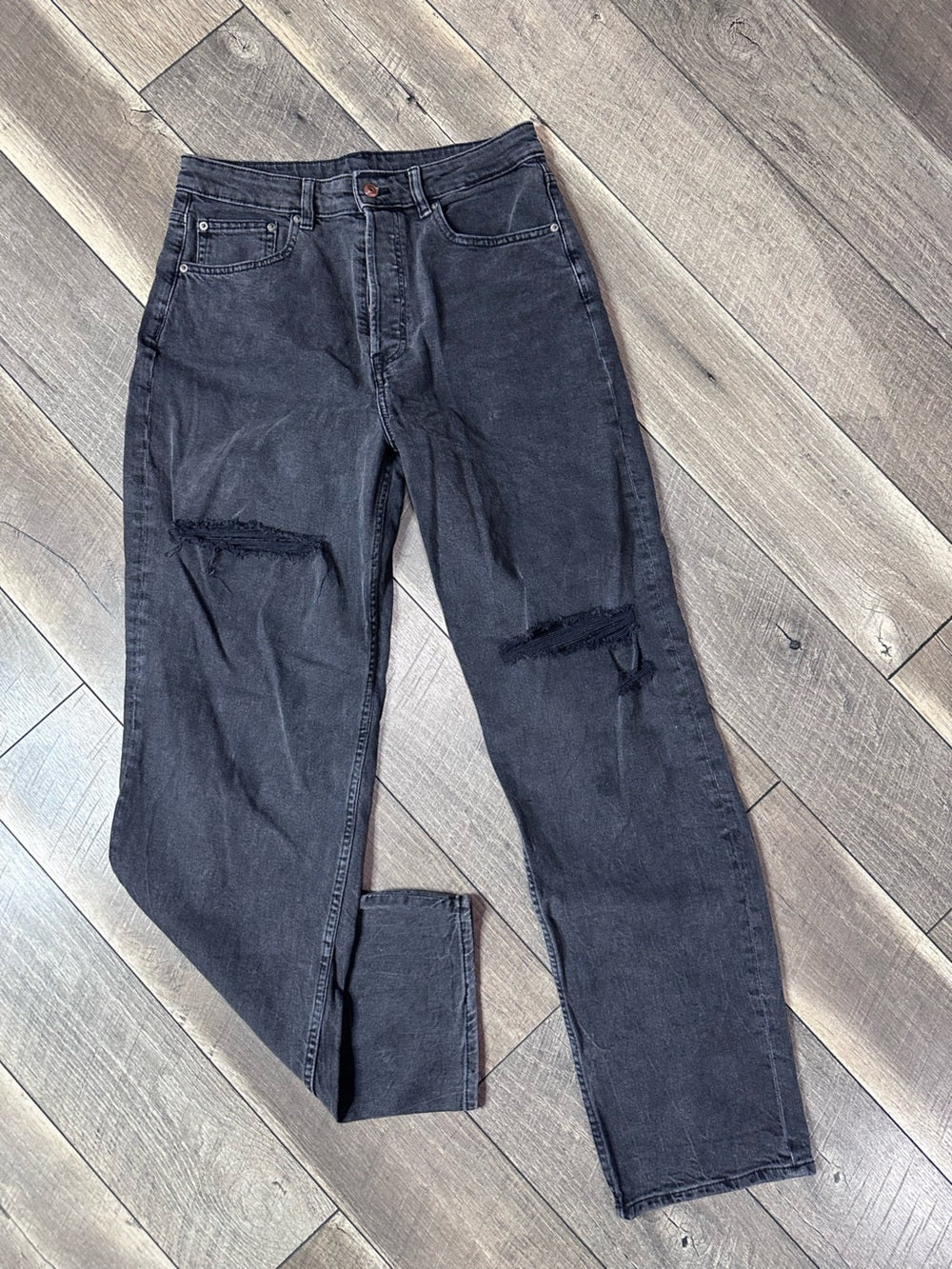 Divided by H&M Black Straight Leg Jeans