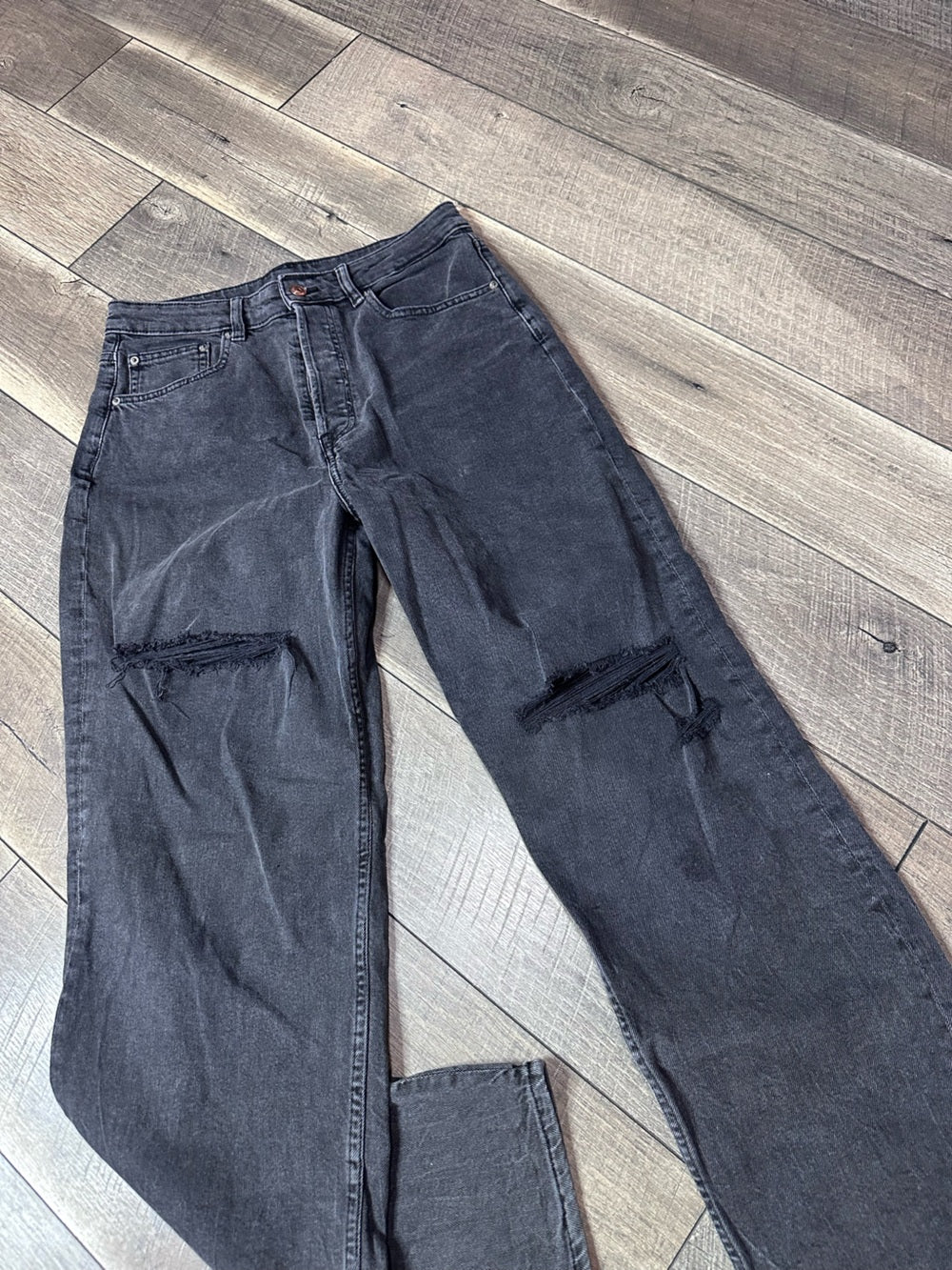 Divided by H&M Black Straight Leg Jeans