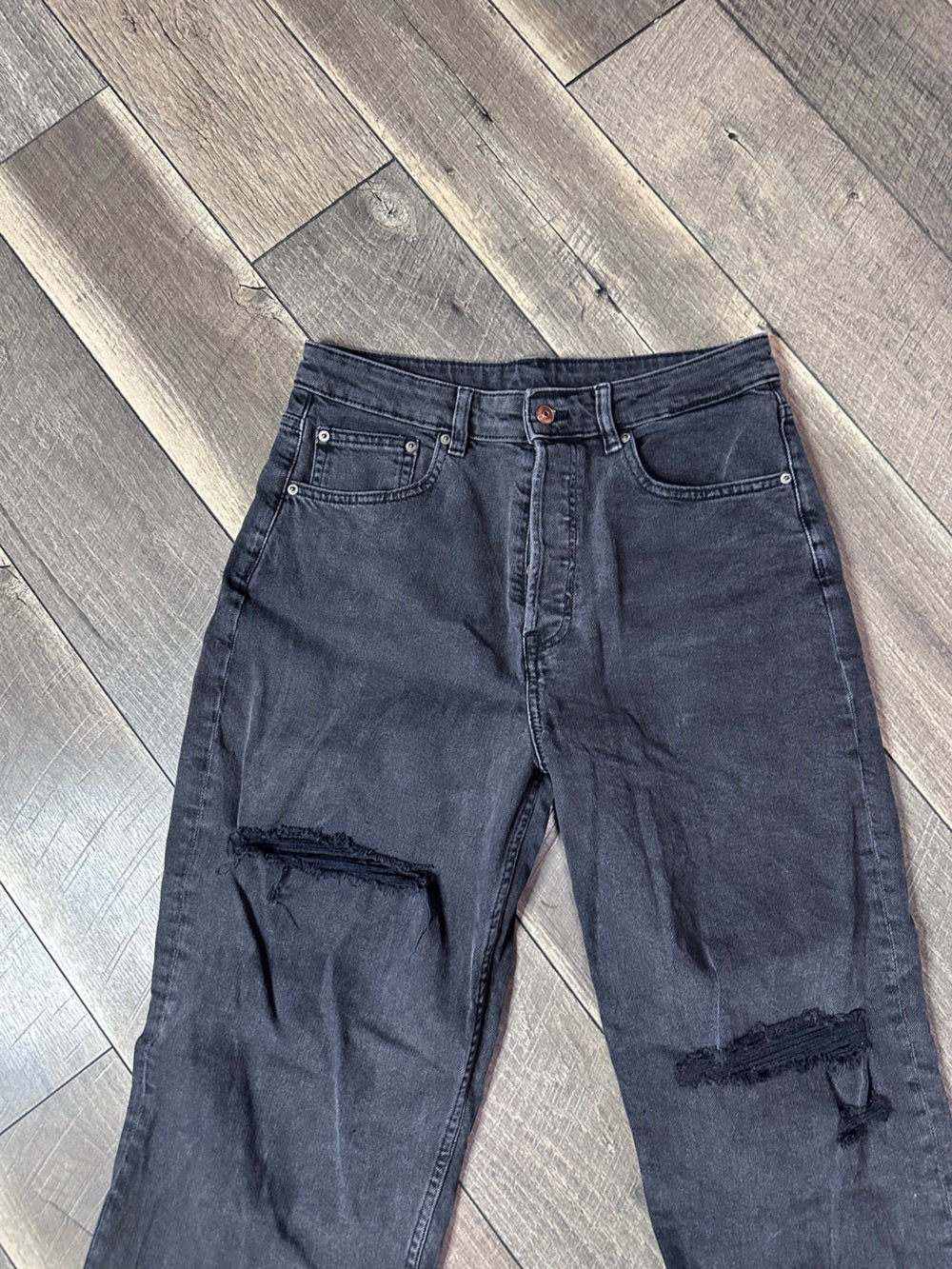 Divided by H&M Black Straight Leg Jeans