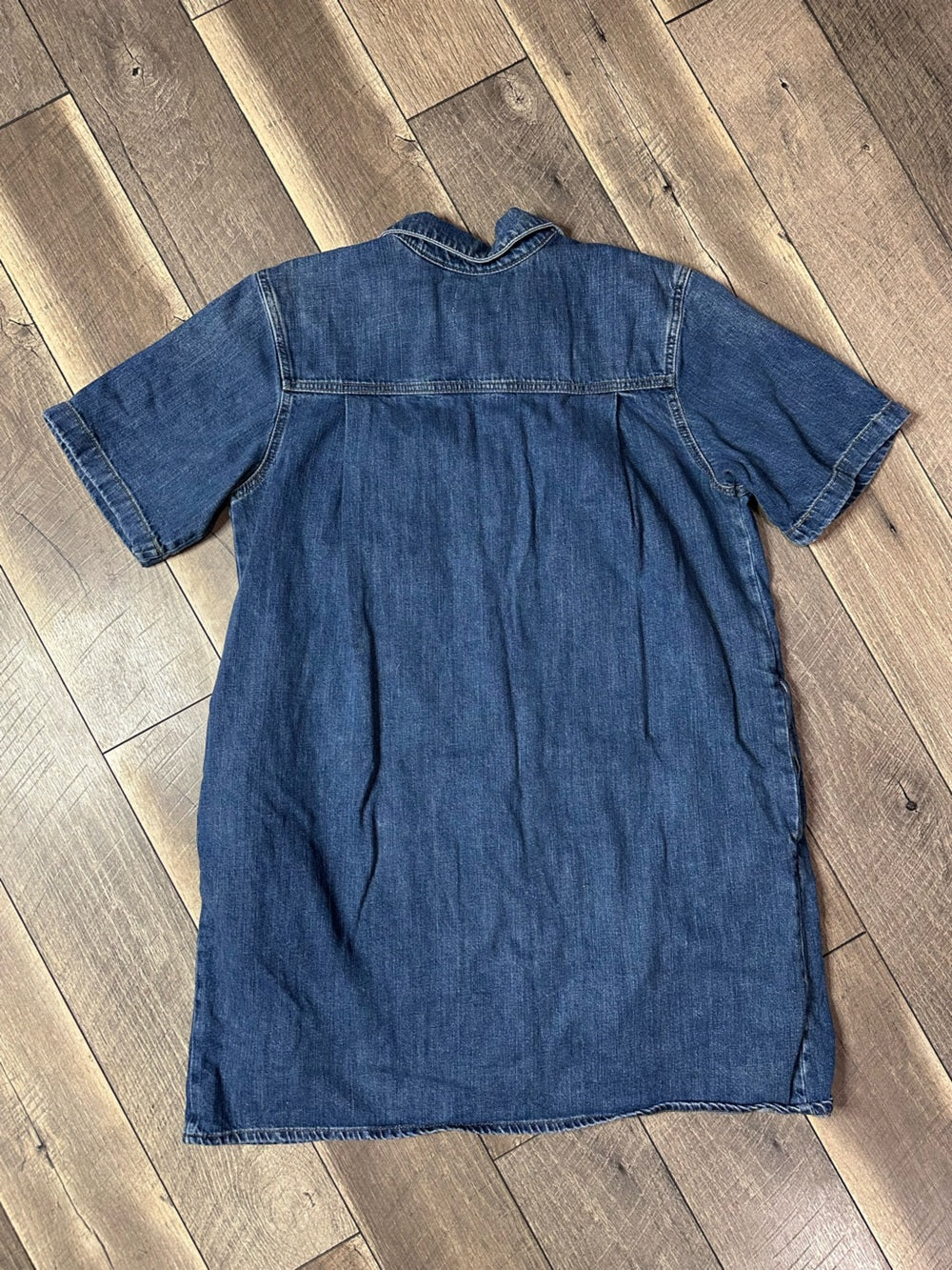 Universal Thread Denim Short Sleeve Dress (pockets)
