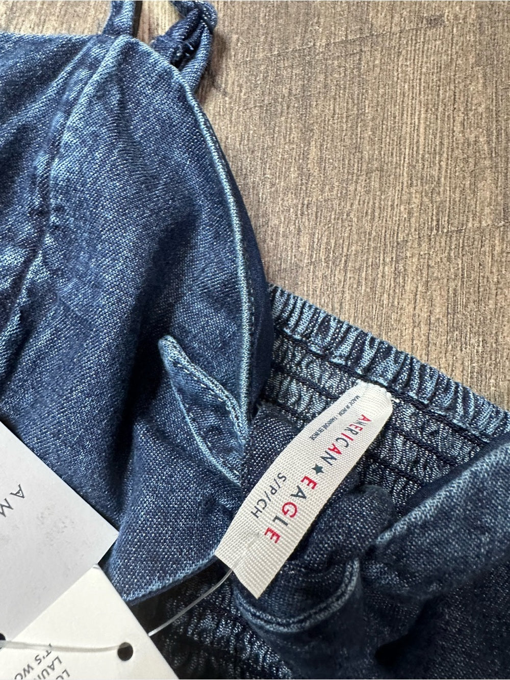 American Eagle Denim Romper